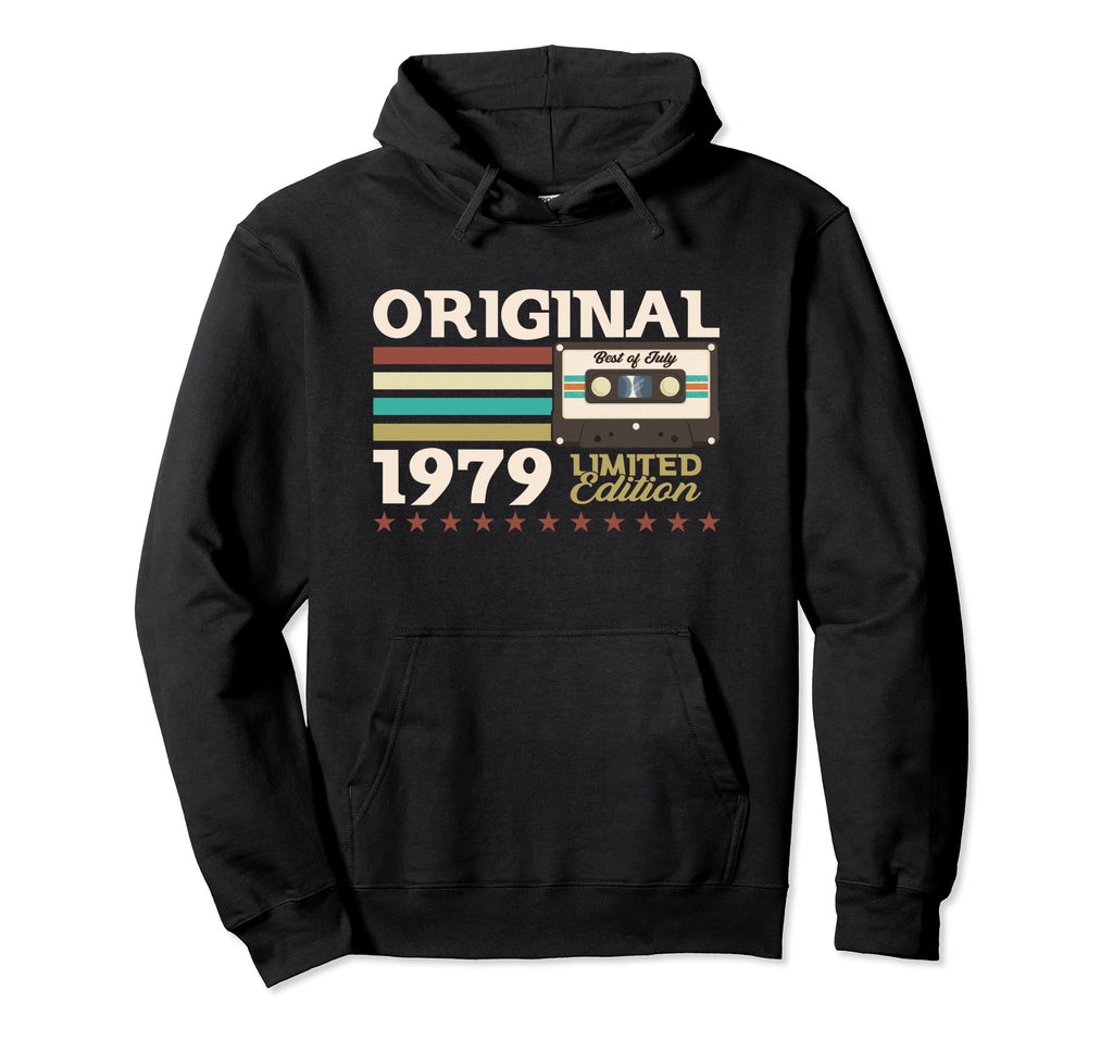45Th Birthday July 1979 Cassette Gifts Hoodie - Graphic Print Men Women - T-Shirt, Sweatshirt, Hoodie