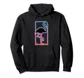 Retrowave Flamingo 1980S Synthwave Hoodie - Streetwear Style Men Women - T-Shirt, Sweatshirt, Hoodie