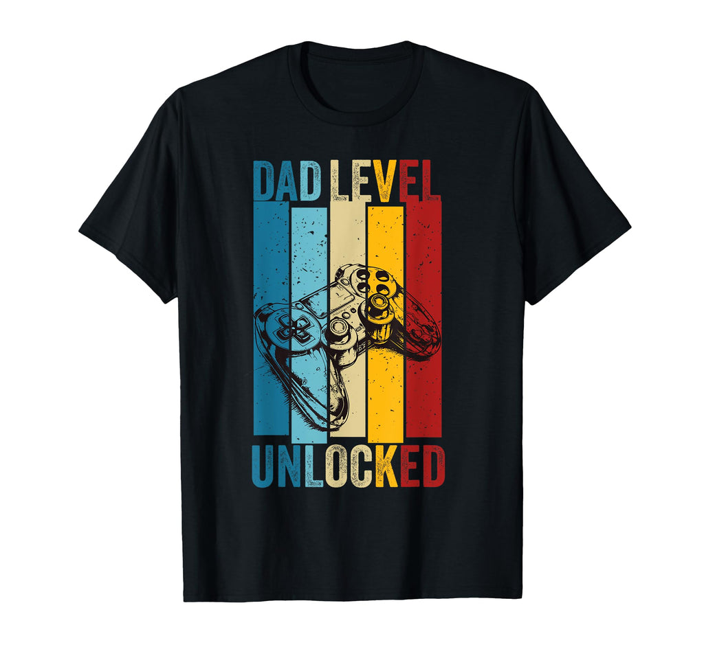 Funny Gamer Dad Level Unlocked New T-Shirt - Unique Graphic for Adults - T-Shirt, Sweatshirt, Hoodie