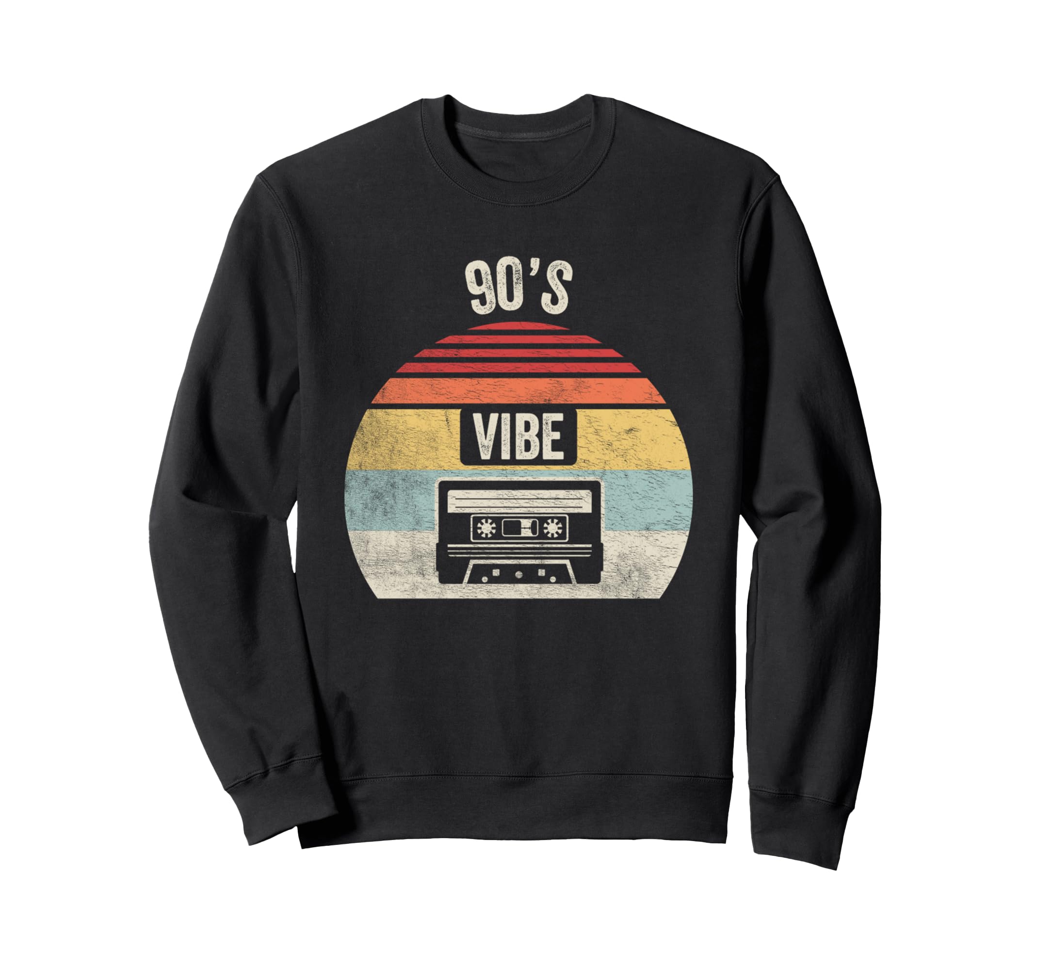 90S Vibe Cassette Tape Sweatshirt - Fun Novelty Design Men Women - T-Shirt, Sweatshirt, Hoodie