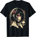Japanisch Gruseliges Goth Horror Anime Manga Otaku - Adult & Kids T-Shirts, Sweatshirts & Hoodies apparel design preview 1