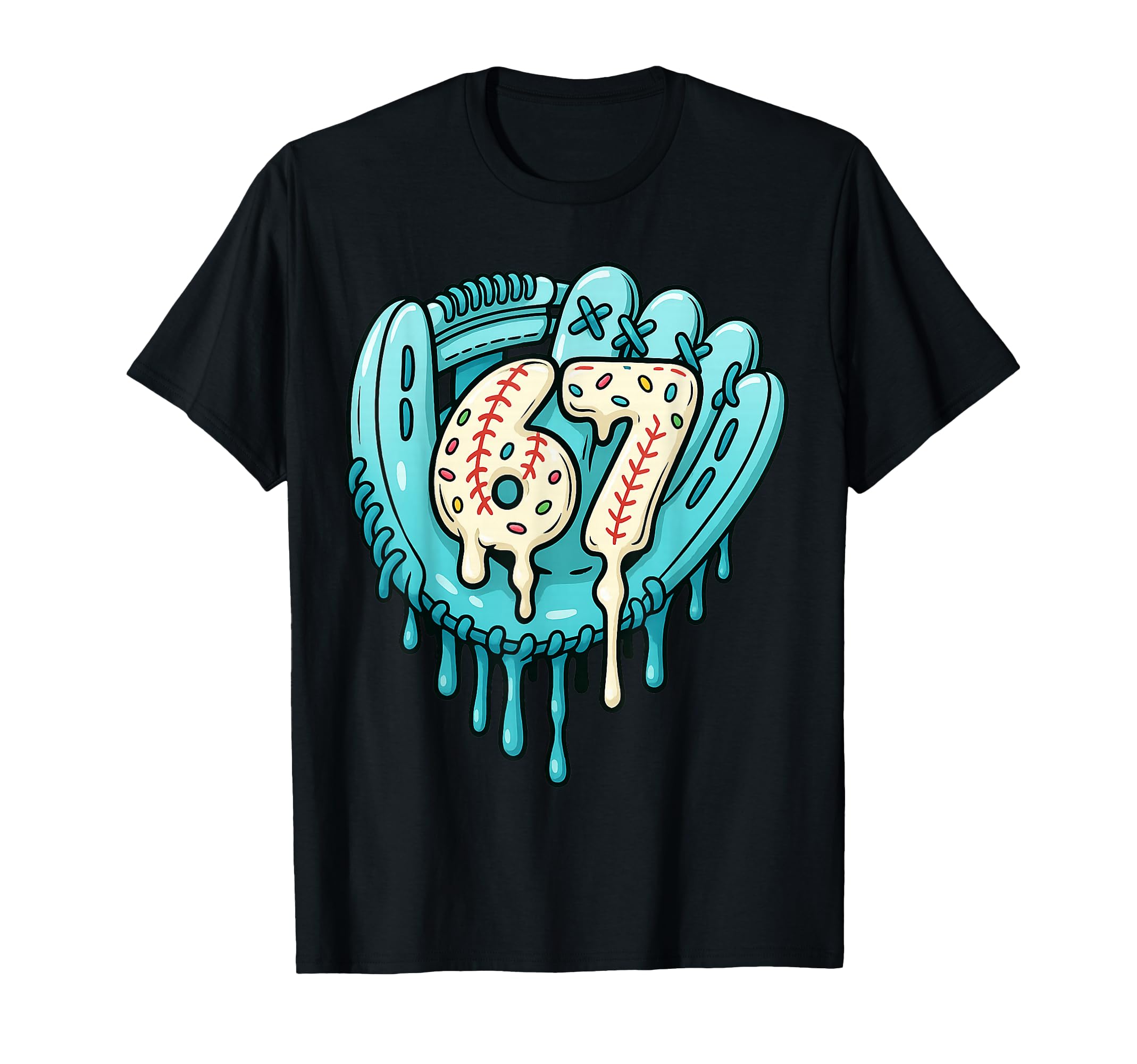 67 Ice Cream Drip Funny Six Seven T-Shirt - Aesthetic Graphic Men Women - T-Shirt, Sweatshirt, Hoodie
