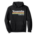 Yosemite National Park California Stripes Hoodie - Unique Graphic Unisex - T-Shirt, Sweatshirt, Hoodie