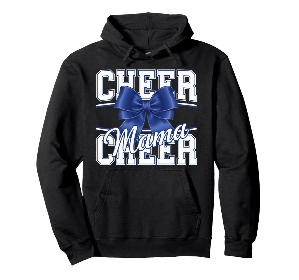 Cheer Mom Mother Bow Cheerleader Game Hoodie - Minimalist Print for Adults - T-Shirt, Sweatshirt, Hoodie