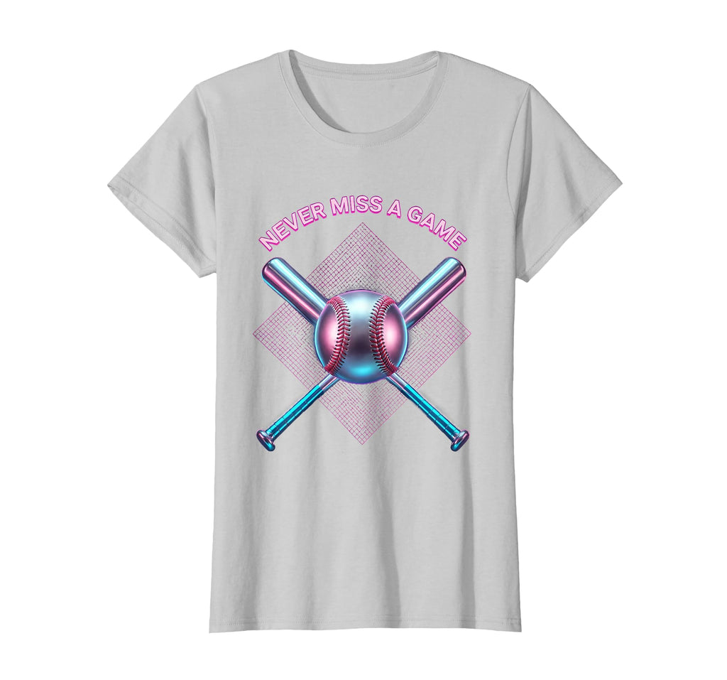 Never Miss Game Proud Baseball Dad T-Shirt - Custom Art Print Men Women - T-Shirt, Sweatshirt, Hoodie