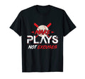 Make Plays Not Excuses Baseball T-Shirt - Trendy Graphic for Adults - T-Shirt, Sweatshirt, Hoodie