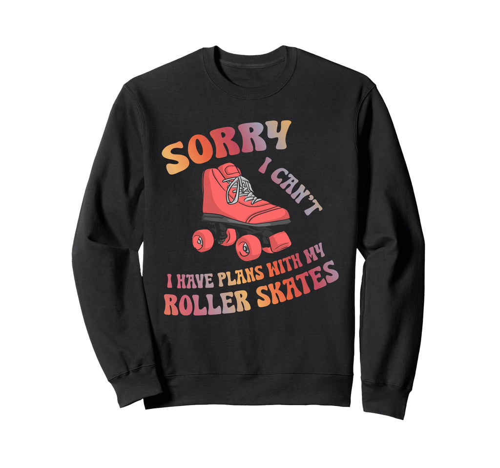 Roller Skating Skate 1970S Sweatshirt - Trendy Graphic Unisex - T-Shirt, Sweatshirt, Hoodie