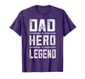 Dad Hero Legend Distressed Dad T-Shirt - Fun Novelty Design for Adults - T-Shirt, Sweatshirt, Hoodie