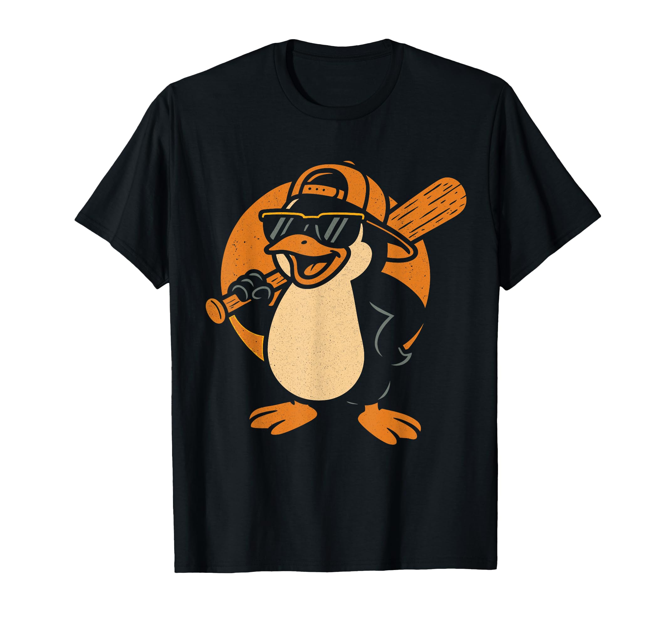 Penguin Baseball Panda Playing T-Shirt - Aesthetic Graphic Men Women - T-Shirt, Sweatshirt, Hoodie
