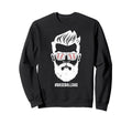 Baseball Dad Beard Dad Baseball Sweatshirt - Aesthetic Graphic for Adults - T-Shirt, Sweatshirt, Hoodie