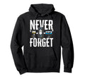Never Forget Old School Cassette Tape Hoodie - Aesthetic Graphic Men Women - T-Shirt, Sweatshirt, Hoodie