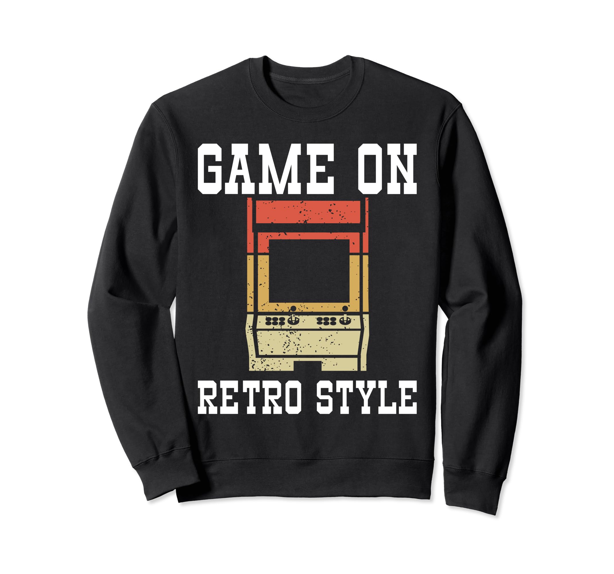 80S Arcade Nostalgia Pixel Art Sweatshirt - Custom Art Print for Adults - T-Shirt, Sweatshirt, Hoodie