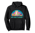 Never Forget 90S 80S Vhs Tape Cassette Hoodie - Trendy Graphic Unisex - T-Shirt, Sweatshirt, Hoodie