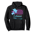 Happy Summer Days Dolphins Vaporwave Hoodie - Casual Everyday Wear Unisex - T-Shirt, Sweatshirt, Hoodie