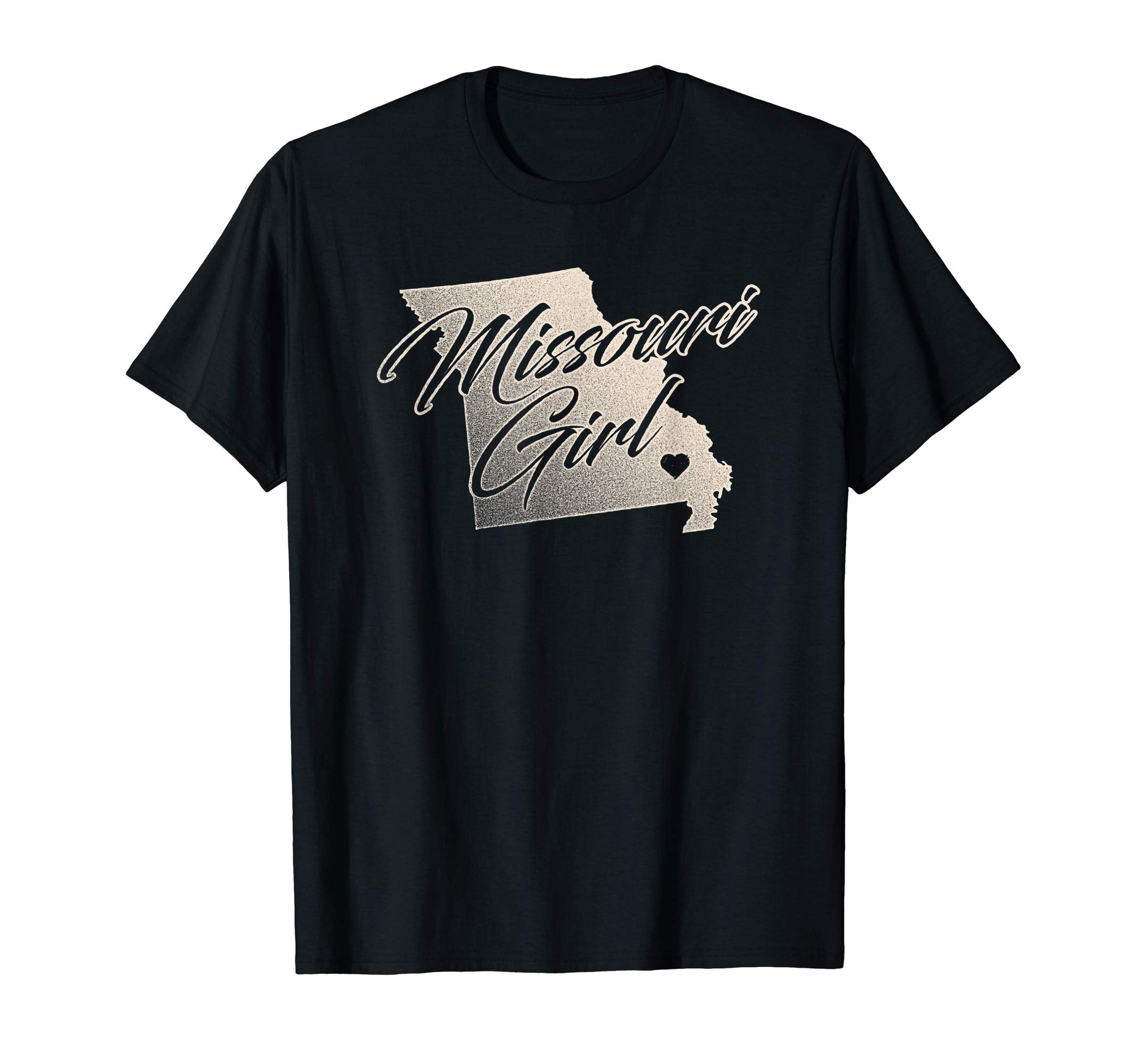 Missouri Distressed State Outline T-Shirt - Novelty Apparel Men Women - T-Shirt, Sweatshirt, Hoodie