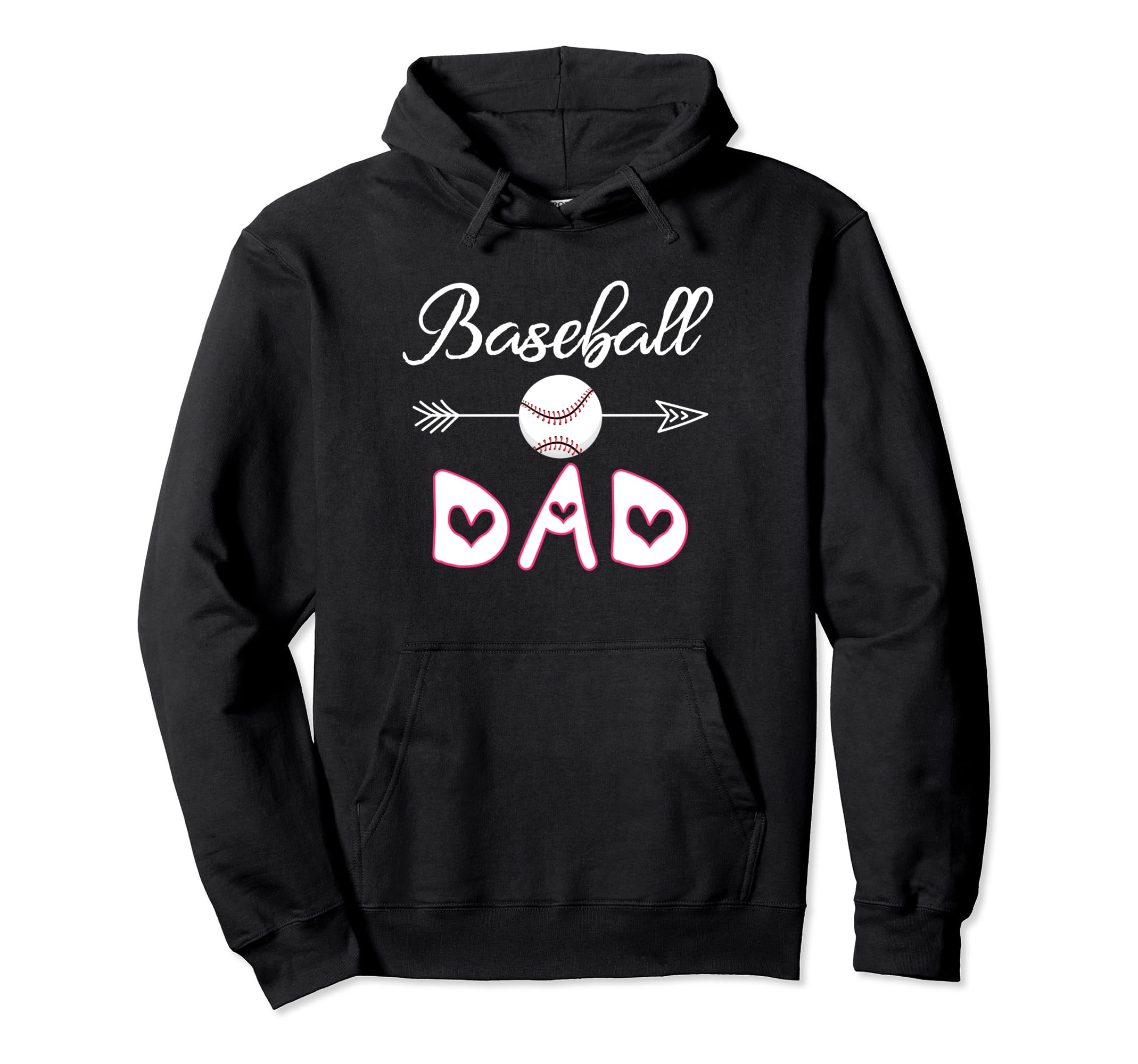 Baseball Dad Birthday Sport Baseball Hoodie - Graphic Print for Adults - T-Shirt, Sweatshirt, Hoodie