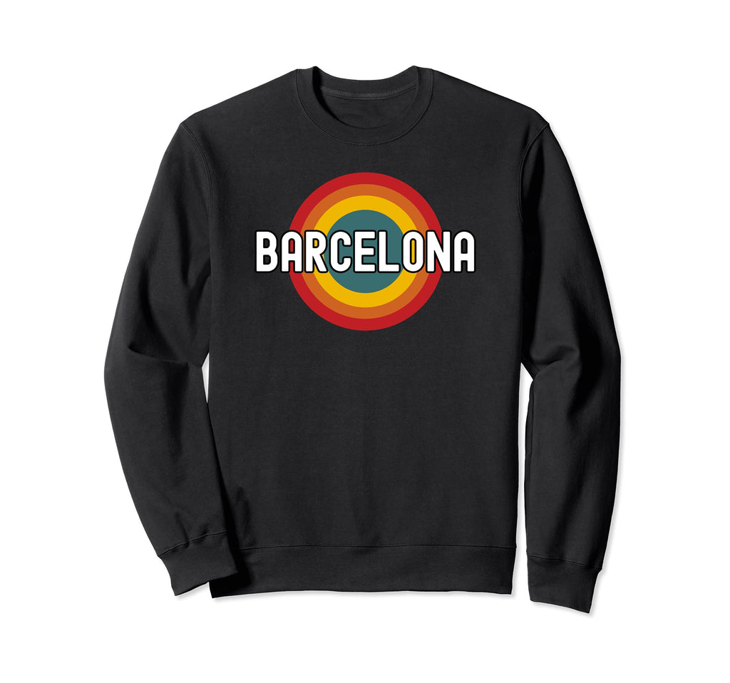 Barcelona Spain And Ecuador Sweatshirt - Casual Everyday Wear for Adults - T-Shirt, Sweatshirt, Hoodie