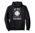 My Might Not Always Swing Baseball Mom Hoodie - Trendy Graphic Men Women - T-Shirt, Sweatshirt, Hoodie