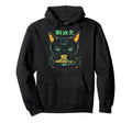 Cat Ramen Cyborg Japanese Aesthetic Hoodie - Custom Art Print Men Women - T-Shirt, Sweatshirt, Hoodie