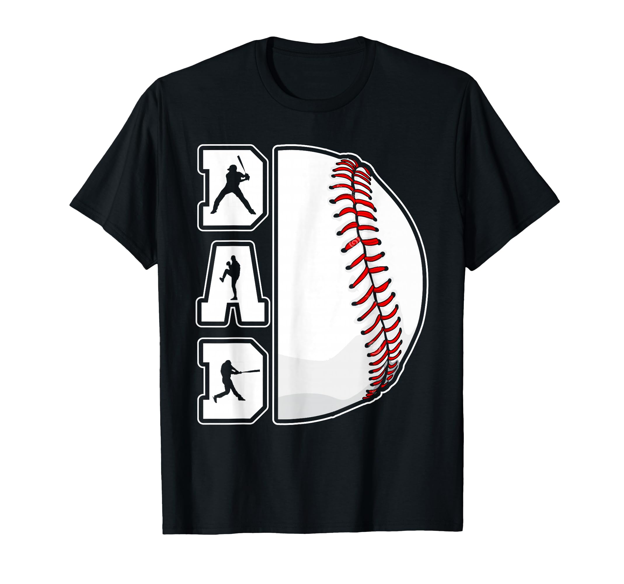 Baseball Dad Funny Fathers Day T-Shirt - Aesthetic Graphic Men Women - T-Shirt, Sweatshirt, Hoodie
