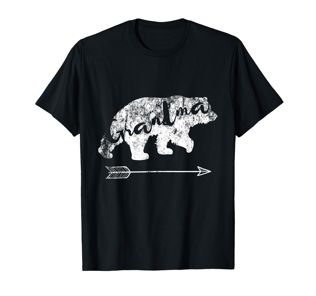 Distressed Grandma Bear T-Shirt - Minimalist Print for Adults - T-Shirt, Sweatshirt, Hoodie