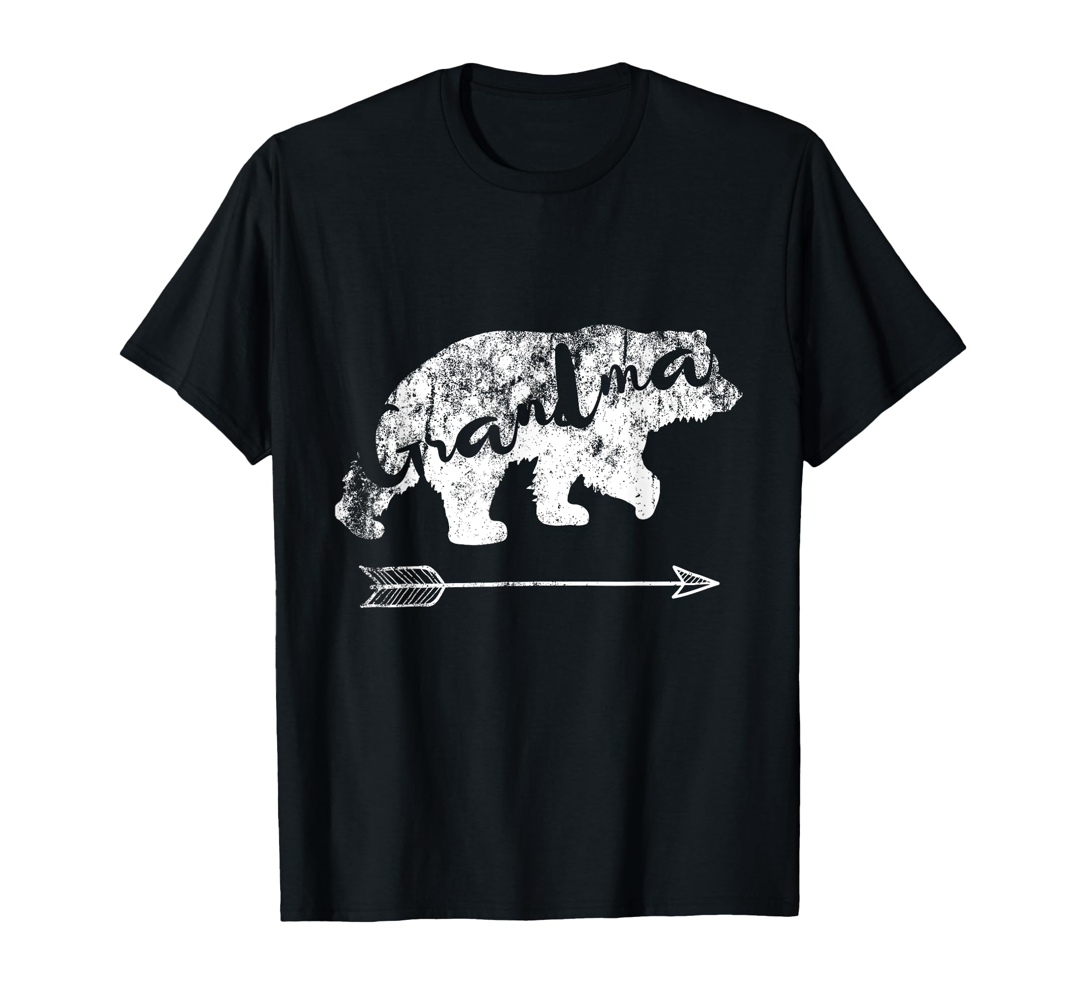 Distressed Grandma Bear T-Shirt - Minimalist Print for Adults - T-Shirt, Sweatshirt, Hoodie