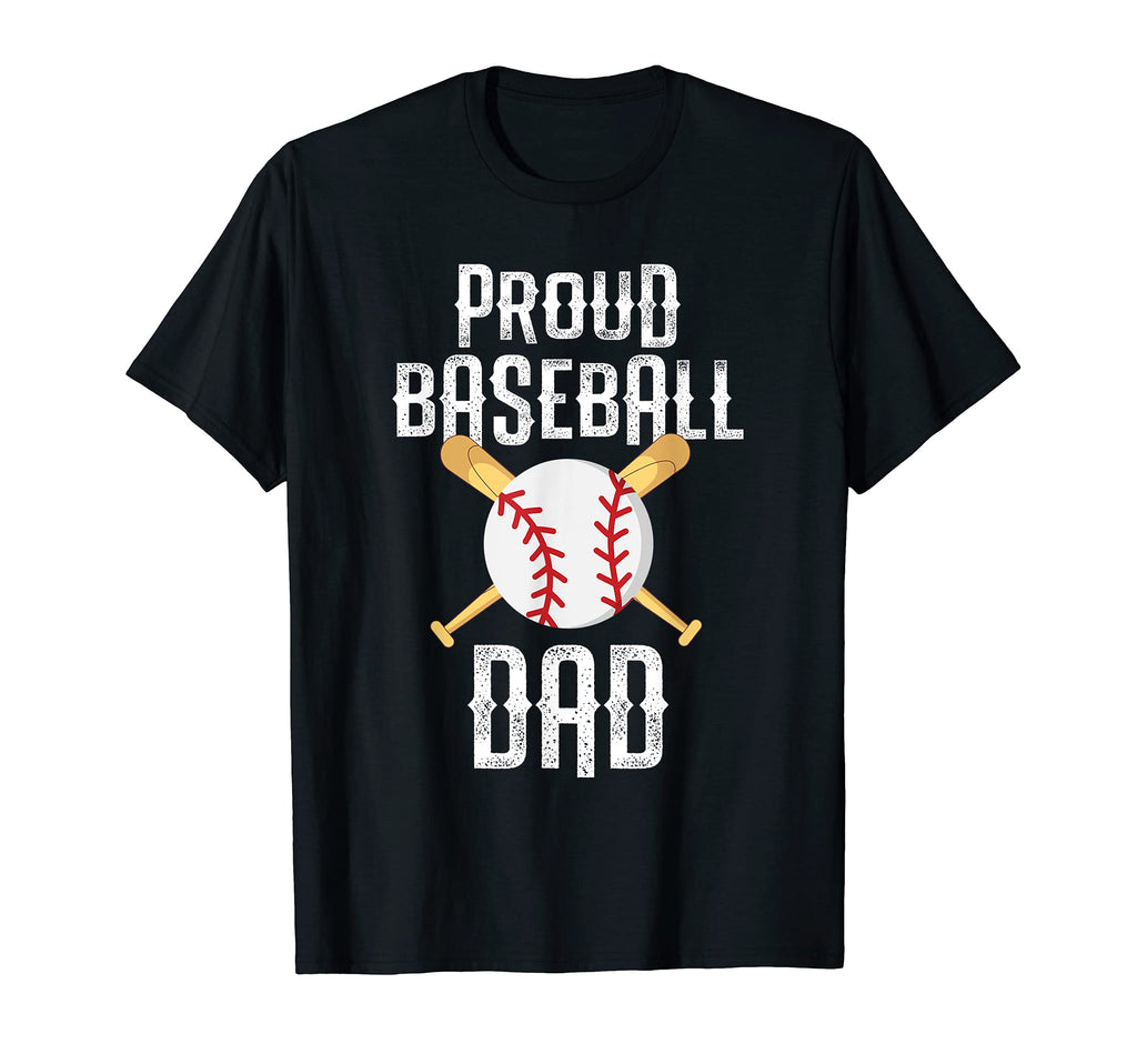 Mens Proud Baseball Dad Mens Son Game T-Shirt - Minimalist Print Men Women - T-Shirt, Sweatshirt, Hoodie