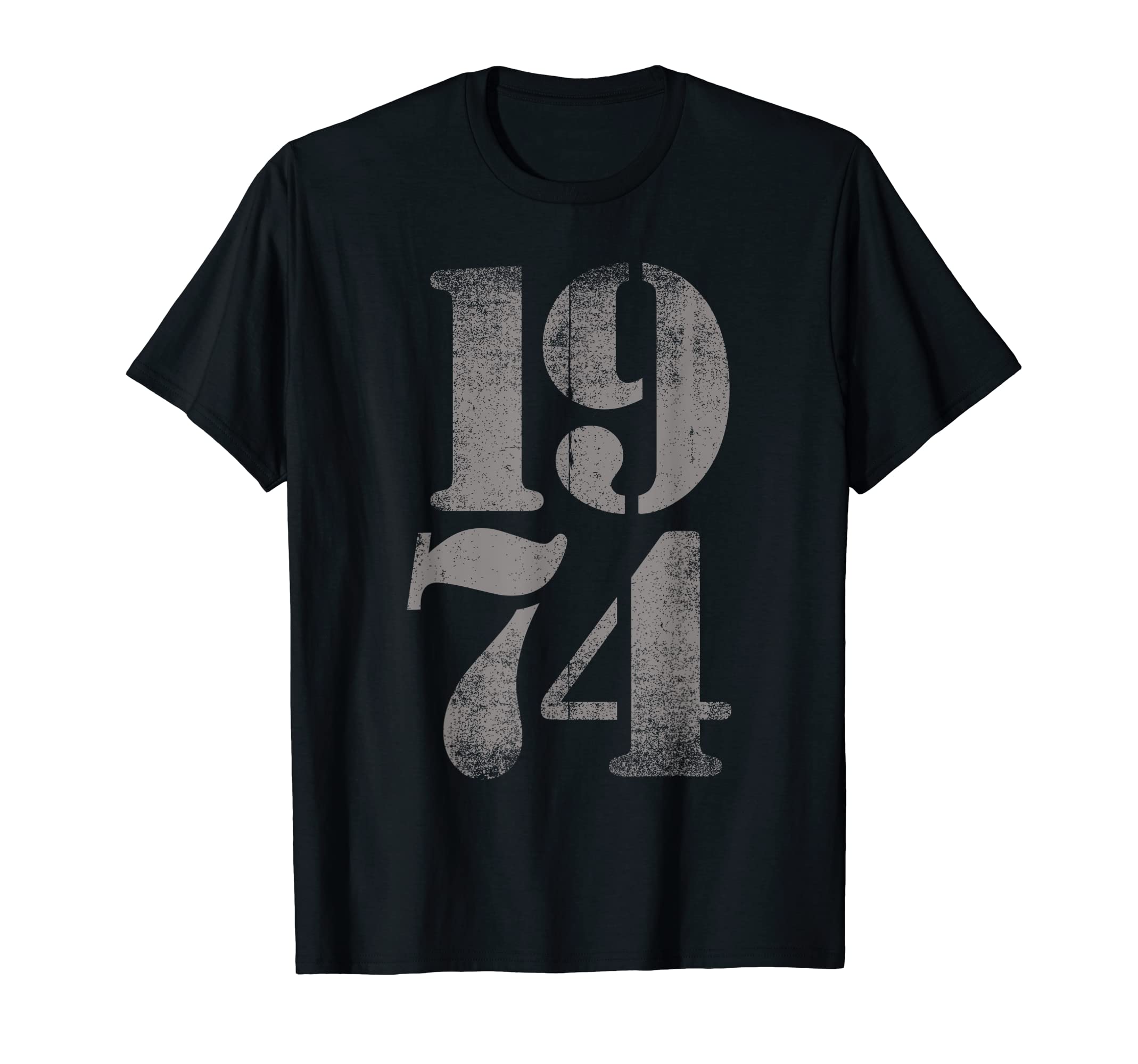 1974 Birth Year Distressed Birthday T-Shirt - Novelty Apparel Unisex - T-Shirt, Sweatshirt, Hoodie