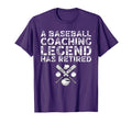 Retired Baseball Coach Thank You T-Shirt - Graphic Print for Adults - T-Shirt, Sweatshirt, Hoodie