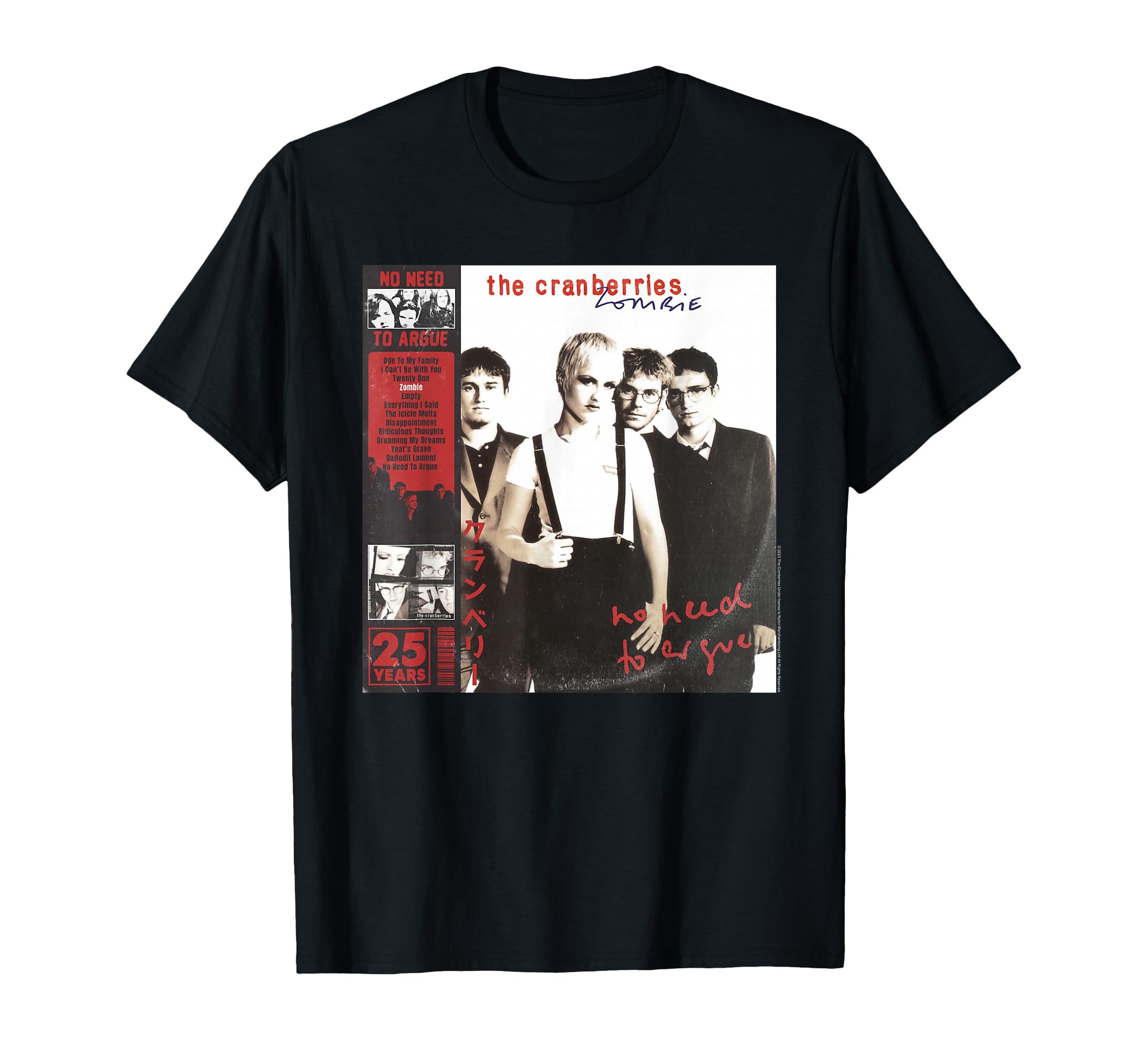 Cranberries No Need To Argue Album Band T-Shirt - Graphic Print Unisex - T-Shirt, Sweatshirt, Hoodie