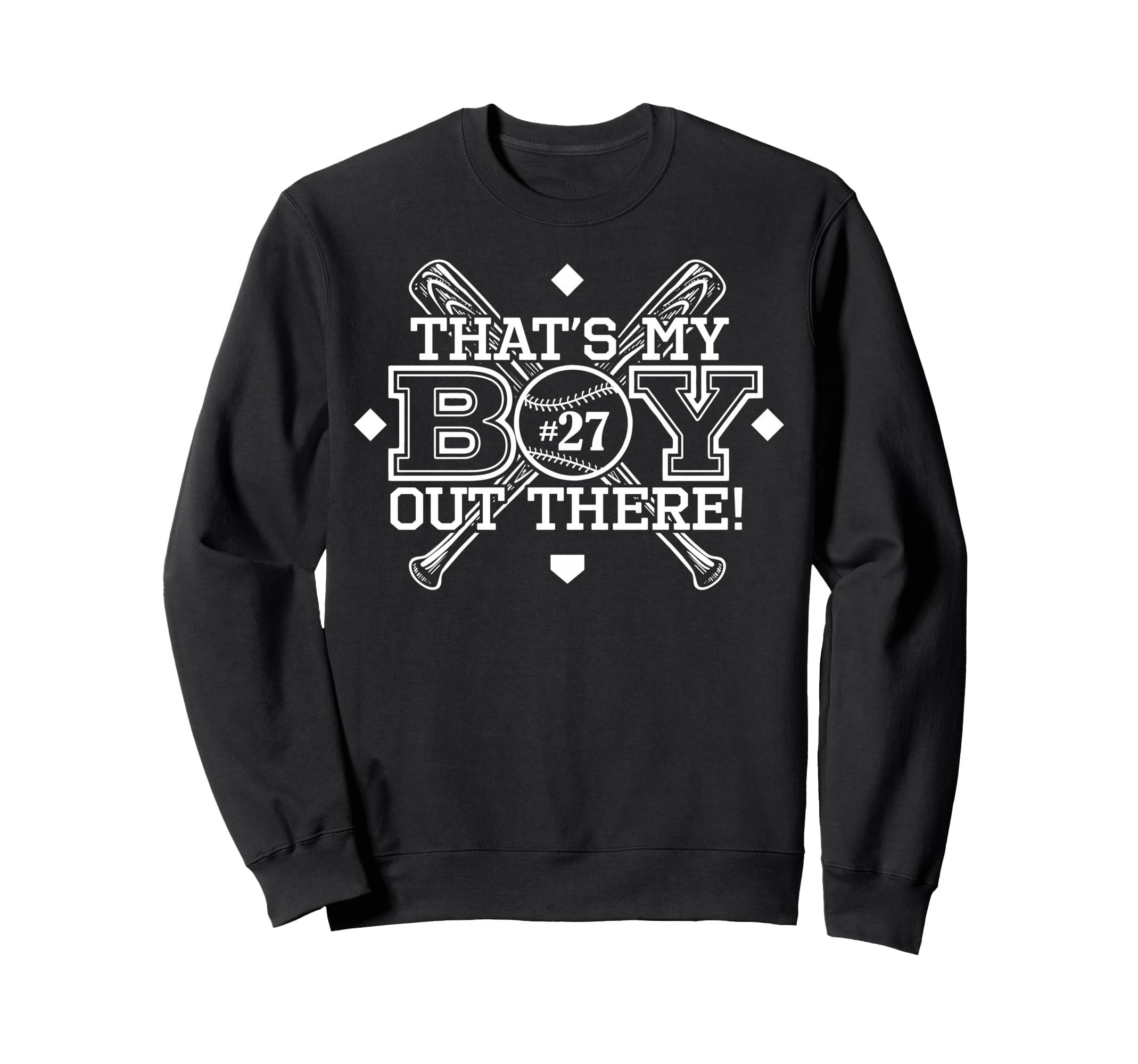 Baseball Mom Dad Thats My Proud Sweatshirt - Aesthetic Graphic Unisex - T-Shirt, Sweatshirt, Hoodie