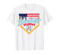 Baseball Grandma Ice Cream Drip T-Shirt - Graphic Print for Adults - T-Shirt, Sweatshirt, Hoodie