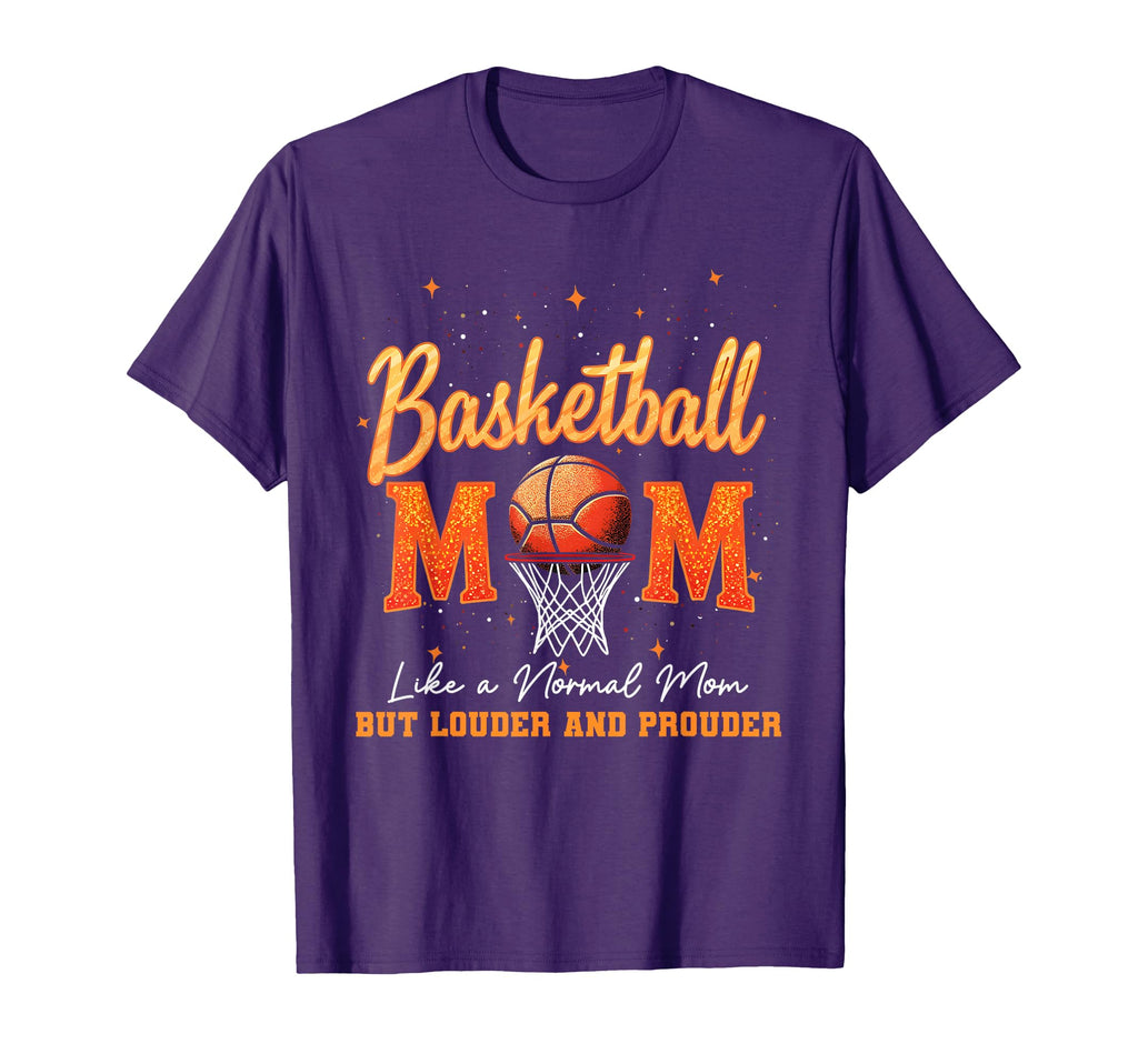 Mothers Day Basketball Mom T-Shirt - Aesthetic Graphic for Adults - T-Shirt, Sweatshirt, Hoodie