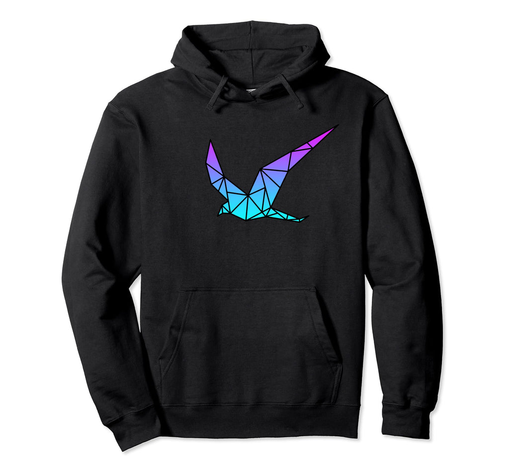 Bird Origami Vaporwave Aesthetic Love Hoodie - Aesthetic Graphic Men Women - T-Shirt, Sweatshirt, Hoodie
