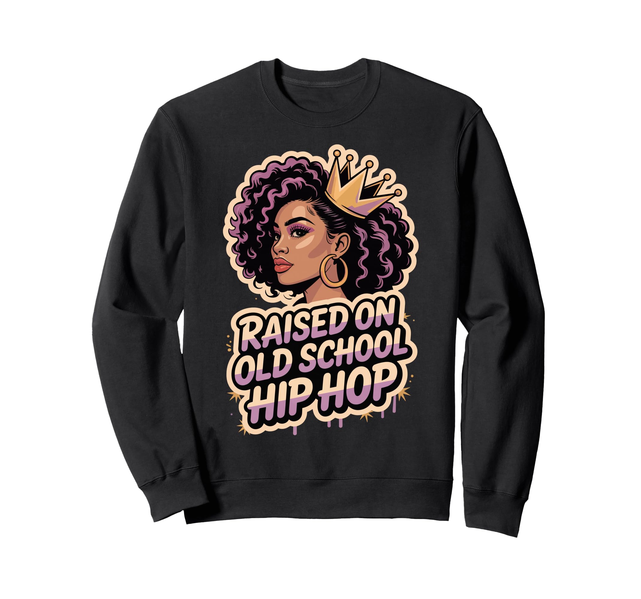 Old School Hip Hop 90S Music Rap Sweatshirt - Fun Novelty Design Unisex - T-Shirt, Sweatshirt, Hoodie