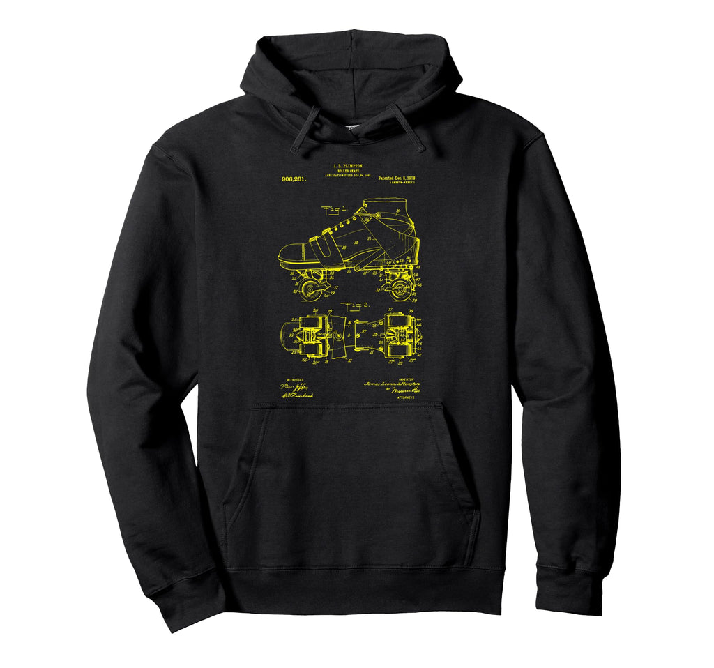 Roller Skate Roller Derby Roller Skater Hoodie - Graphic Print for Adults - T-Shirt, Sweatshirt, Hoodie