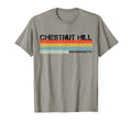 Chestnut Hill City Stripes Gift T-Shirt - Custom Art Print for Adults - T-Shirt, Sweatshirt, Hoodie