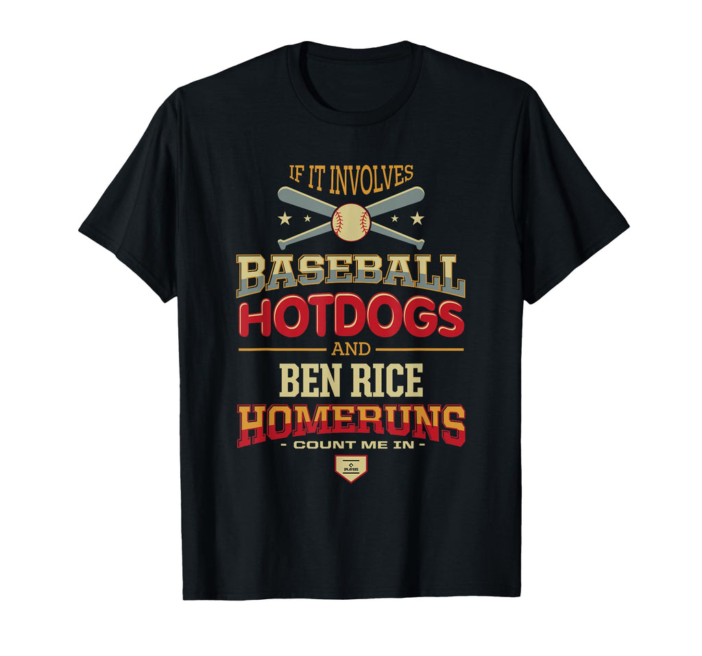 Baseball Hotdogs And Ben Rice Prospect T-Shirt - Novelty Apparel Unisex - T-Shirt, Sweatshirt, Hoodie