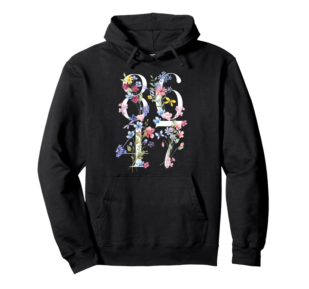 8647 Sarcastic Floral Boho 86 47 Hoodie - Novelty Apparel Unisex - T-Shirt, Sweatshirt, Hoodie
