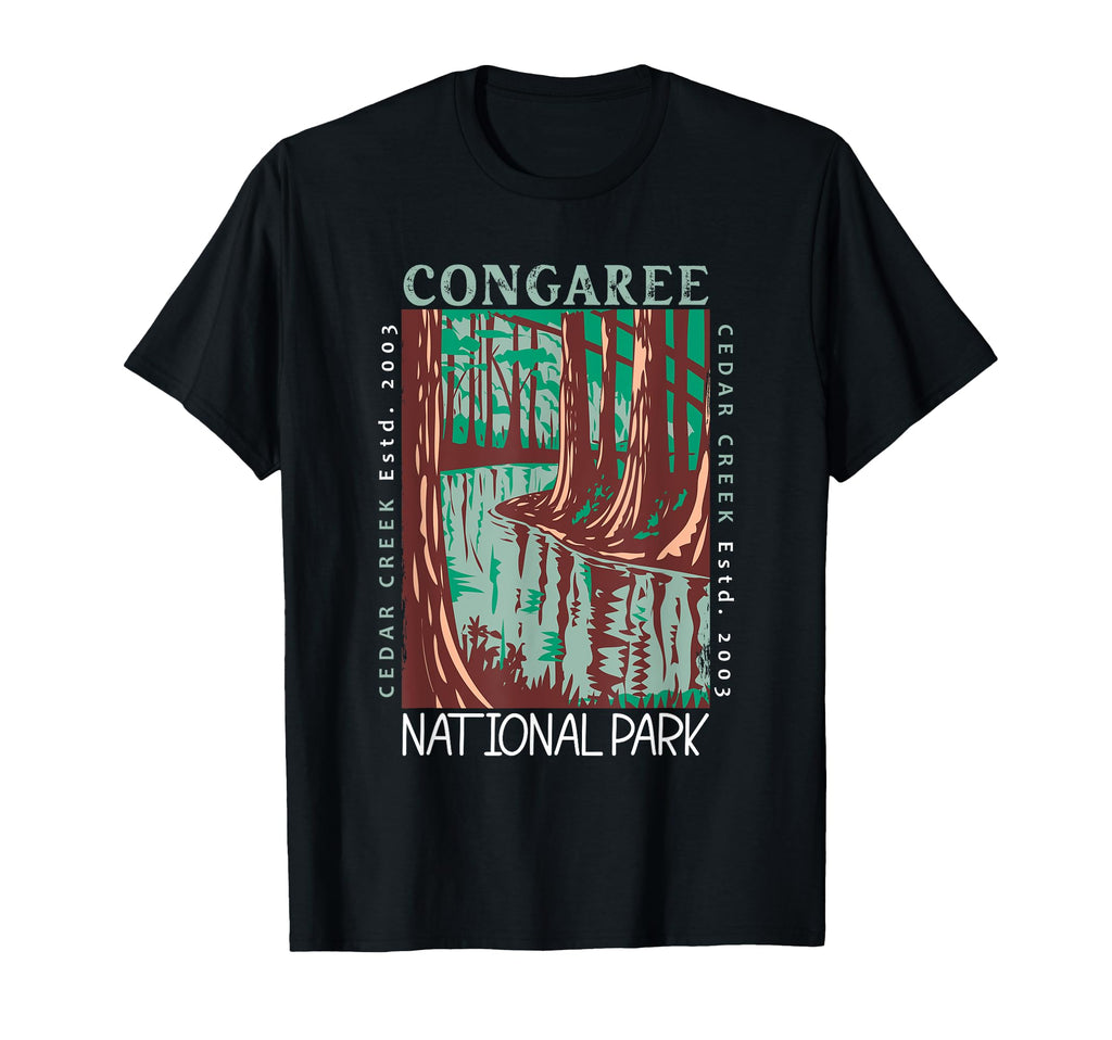 Congaree National Park South Carolina T-Shirt - Trendy Graphic for Adults - T-Shirt, Sweatshirt, Hoodie