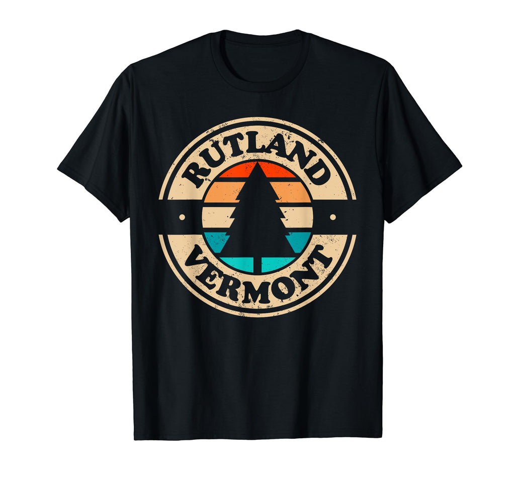 Rutland Vermont Vt 70S Souvenir 80S T-Shirt - Aesthetic Graphic Unisex - T-Shirt, Sweatshirt, Hoodie