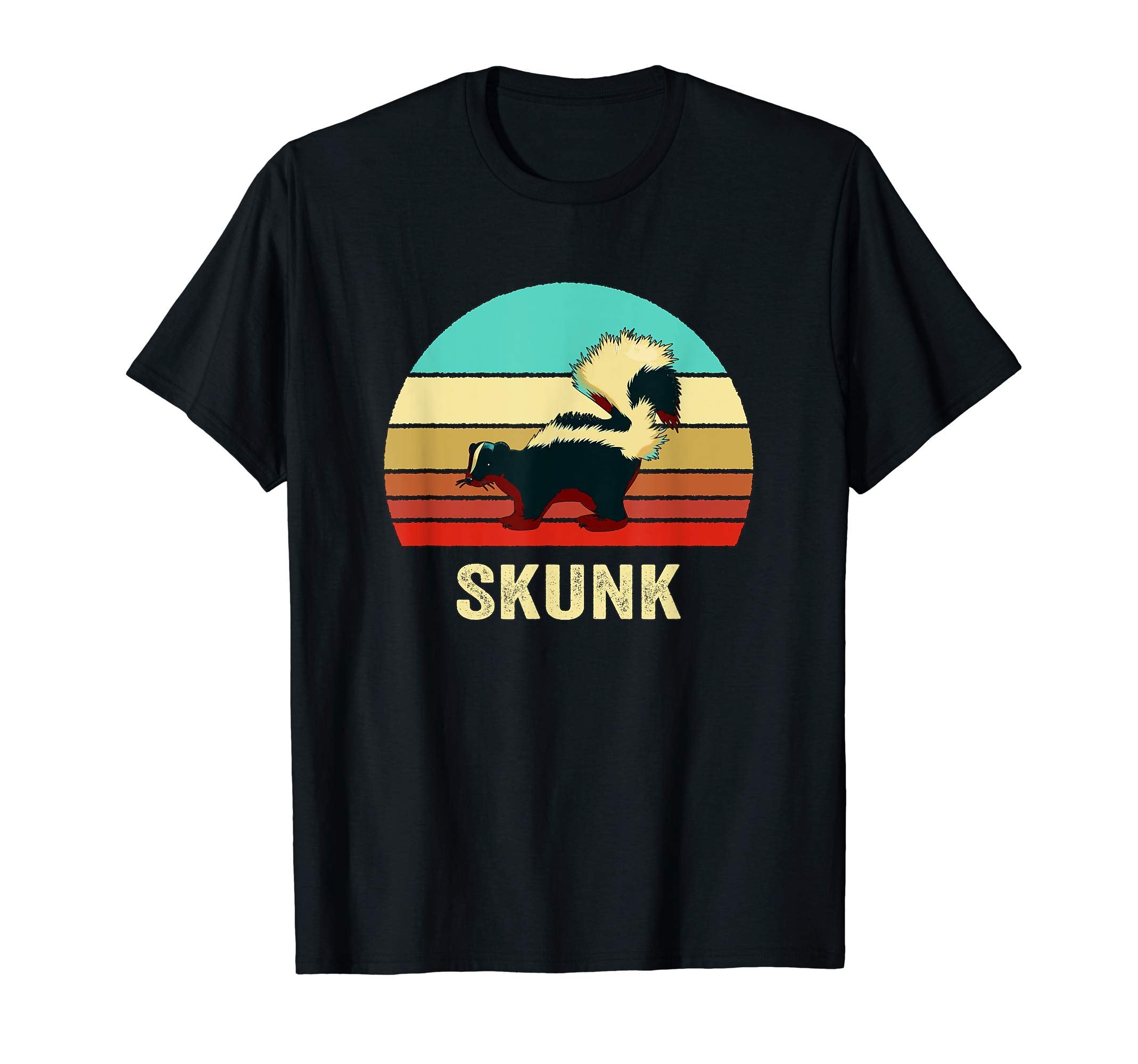 Sunset Skunk T-Shirt - Unique Graphic Unisex - T-Shirt, Sweatshirt, Hoodie