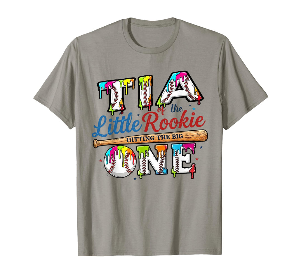 Aunt Tia Lil Rookie Drip Baseball 1St T-Shirt - Unique Graphic Men Women - T-Shirt, Sweatshirt, Hoodie