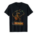 1950S Rockabilly Dinosaur Diner T-Shirt - Trendy Graphic Unisex - T-Shirt, Sweatshirt, Hoodie