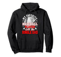 My Favorite Baseball Player Calls Me Hoodie - Minimalist Print for Adults - T-Shirt, Sweatshirt, Hoodie
