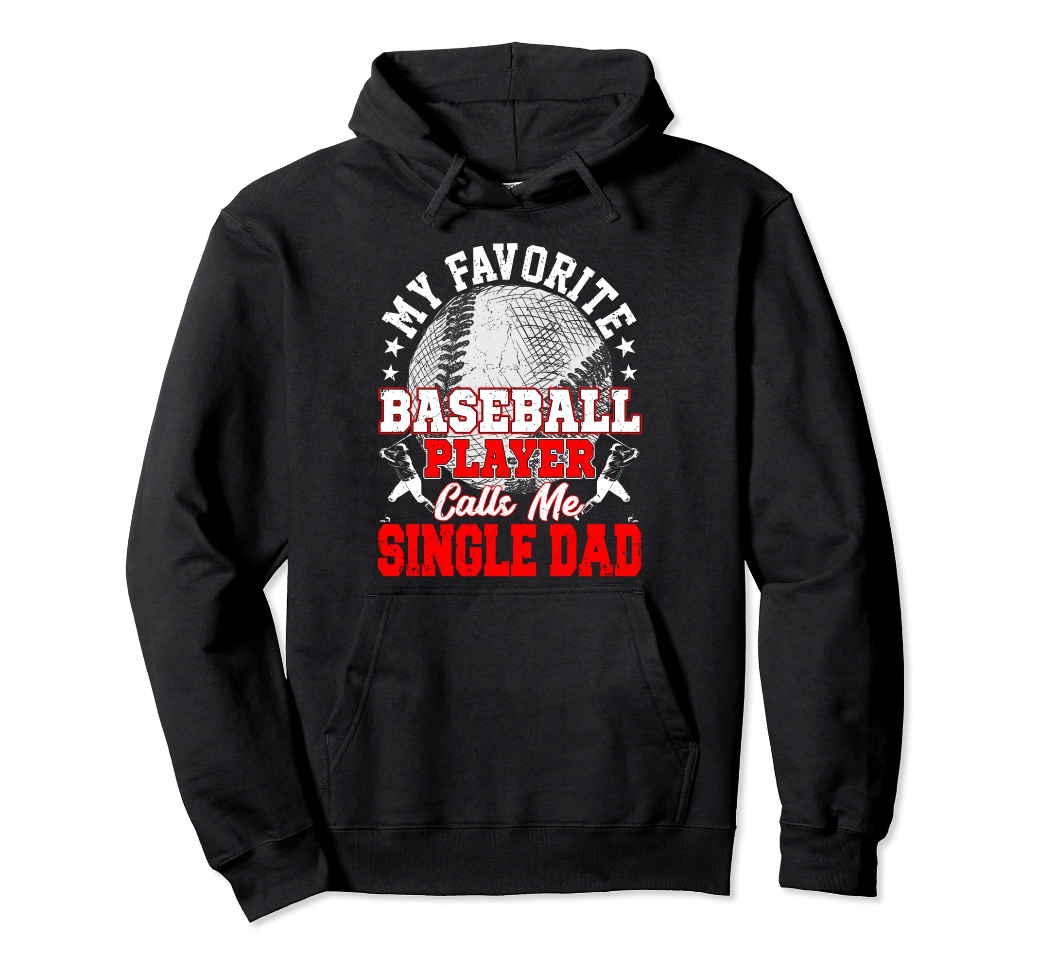 My Favorite Baseball Player Calls Me Hoodie - Minimalist Print for Adults - T-Shirt, Sweatshirt, Hoodie