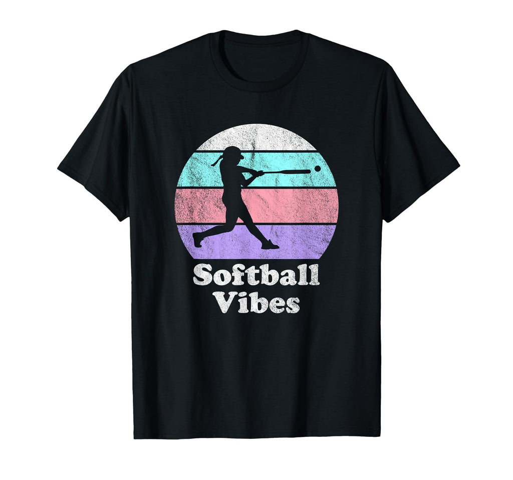 Softball Vibes Or Womens Batter T-Shirt - Graphic Print for Adults - T-Shirt, Sweatshirt, Hoodie