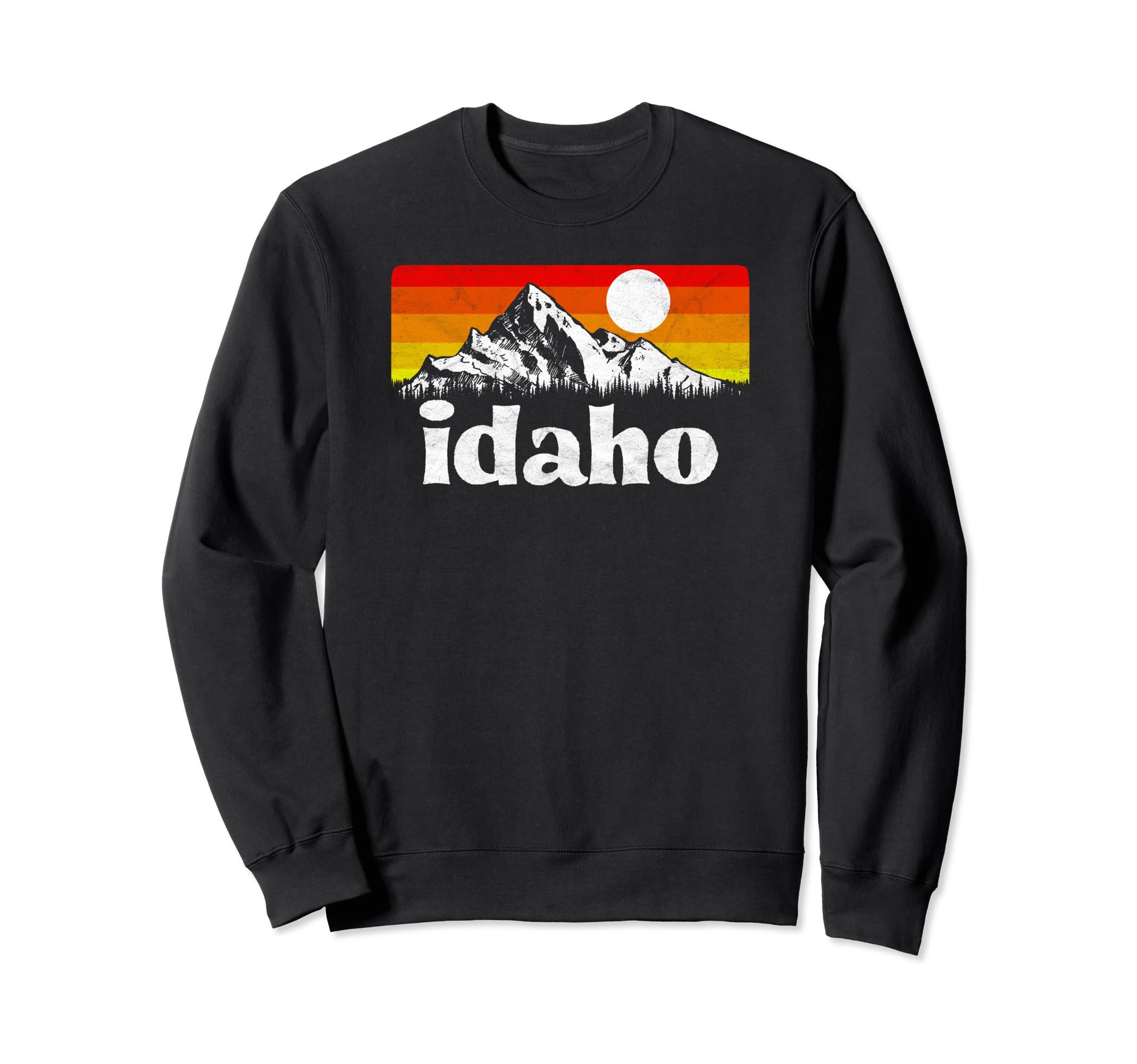 State Idaho Distressed Sweatshirt - Aesthetic Graphic Unisex - T-Shirt, Sweatshirt, Hoodie