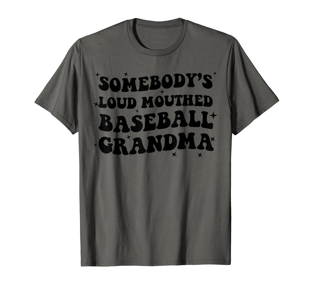 Somebodys Loud Mouthed Baseball T-Shirt - Fun Novelty Design for Adults - T-Shirt, Sweatshirt, Hoodie