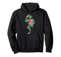 Samurai Grunge Dragon Aesthetic Japan Hoodie - Unique Graphic Men Women - T-Shirt, Sweatshirt, Hoodie